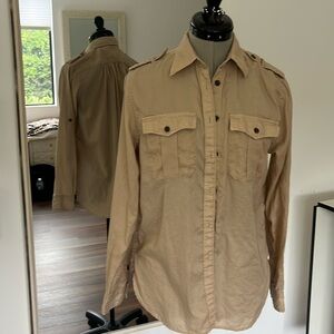 BOGO - Ralph Lauren Khaki Tan Lightweight Shirt M